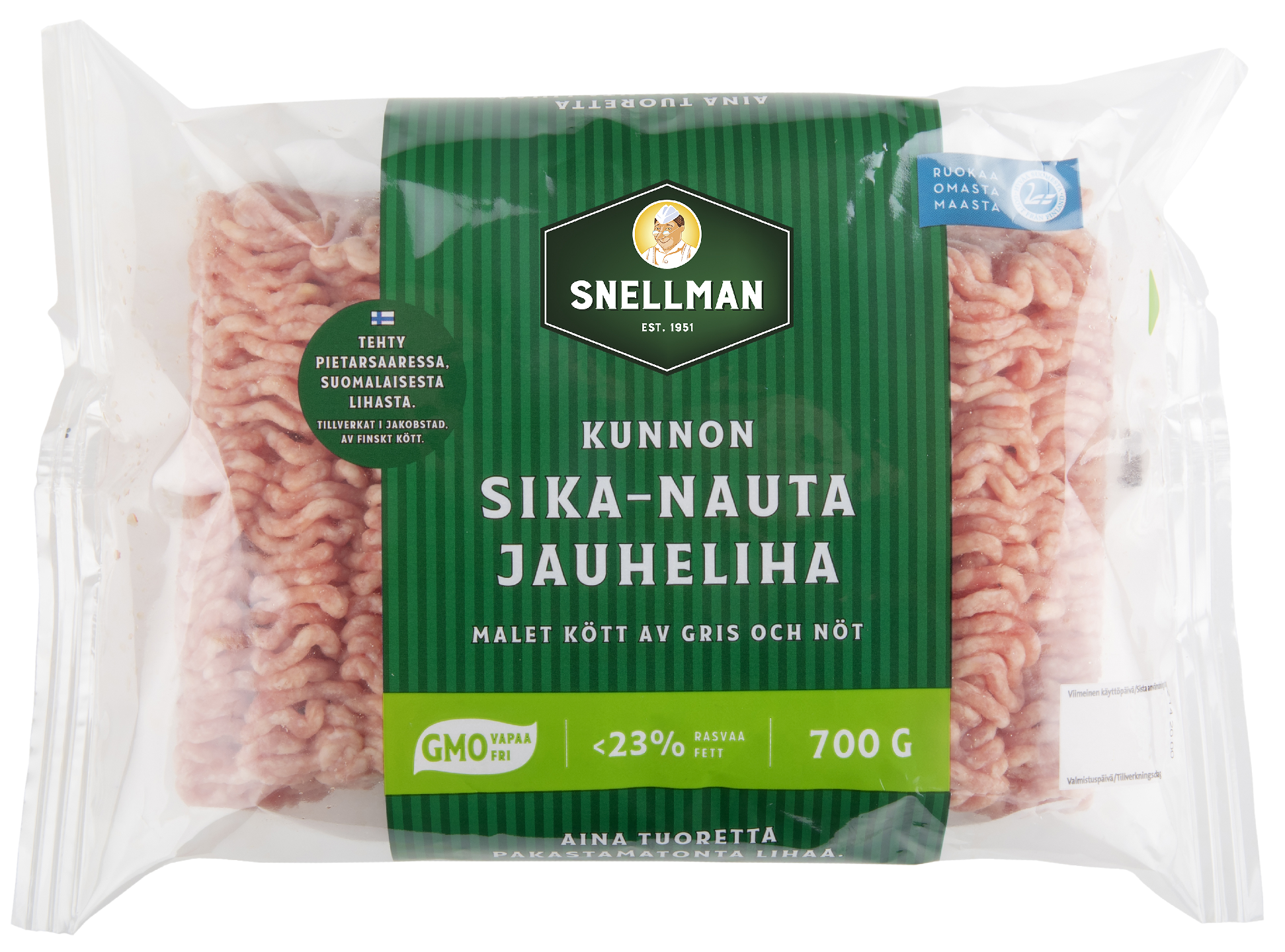 Snellman Kunnon sika-nauta jauheliha 23% 700g | K-Ruoka Verkkokauppa