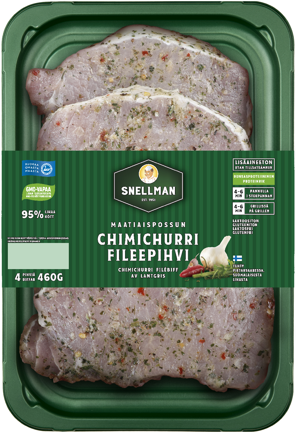 Snellman Maatiaispossun chimichurri fileepihvi 2 kpl 230g | K-Ruoka  Verkkokauppa