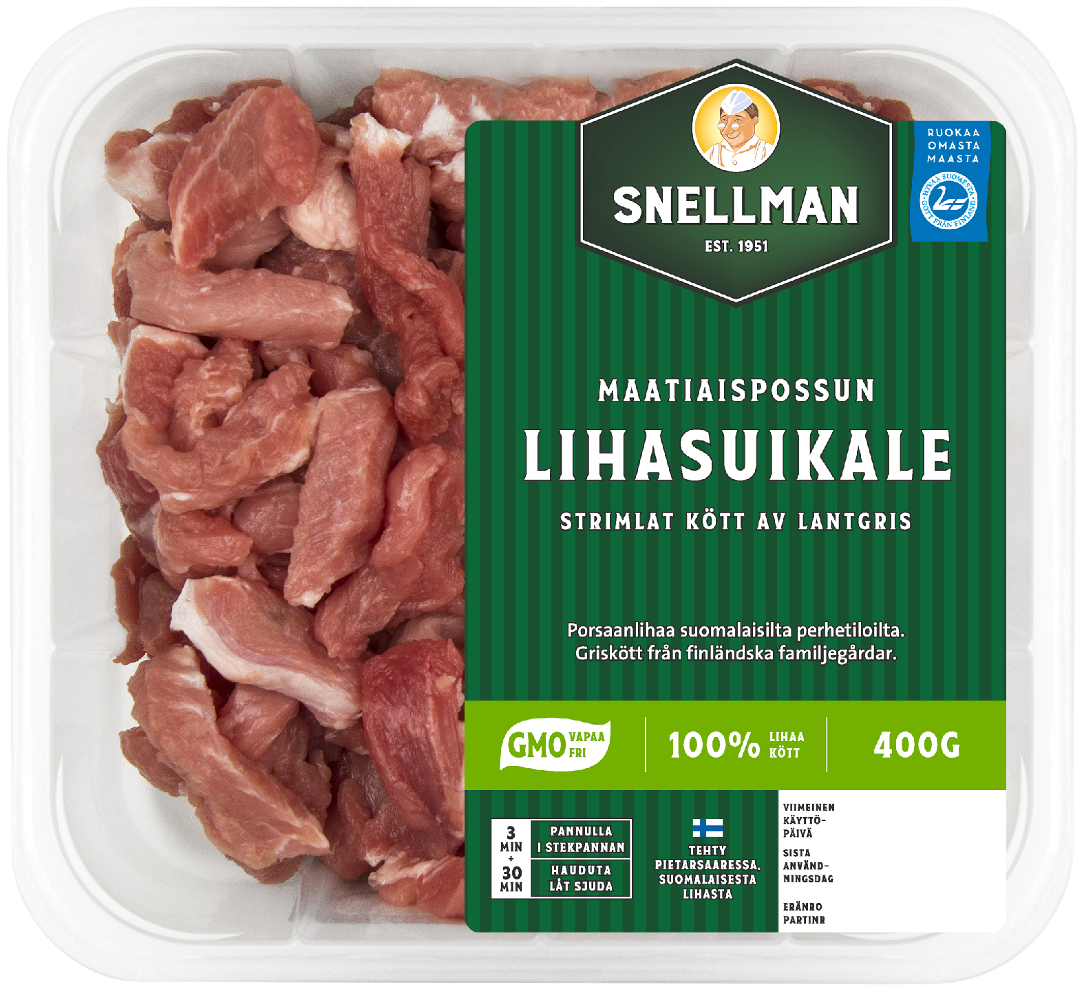 Snellman maatiaispossun lihasuikale 400g | K-Ruoka Verkkokauppa