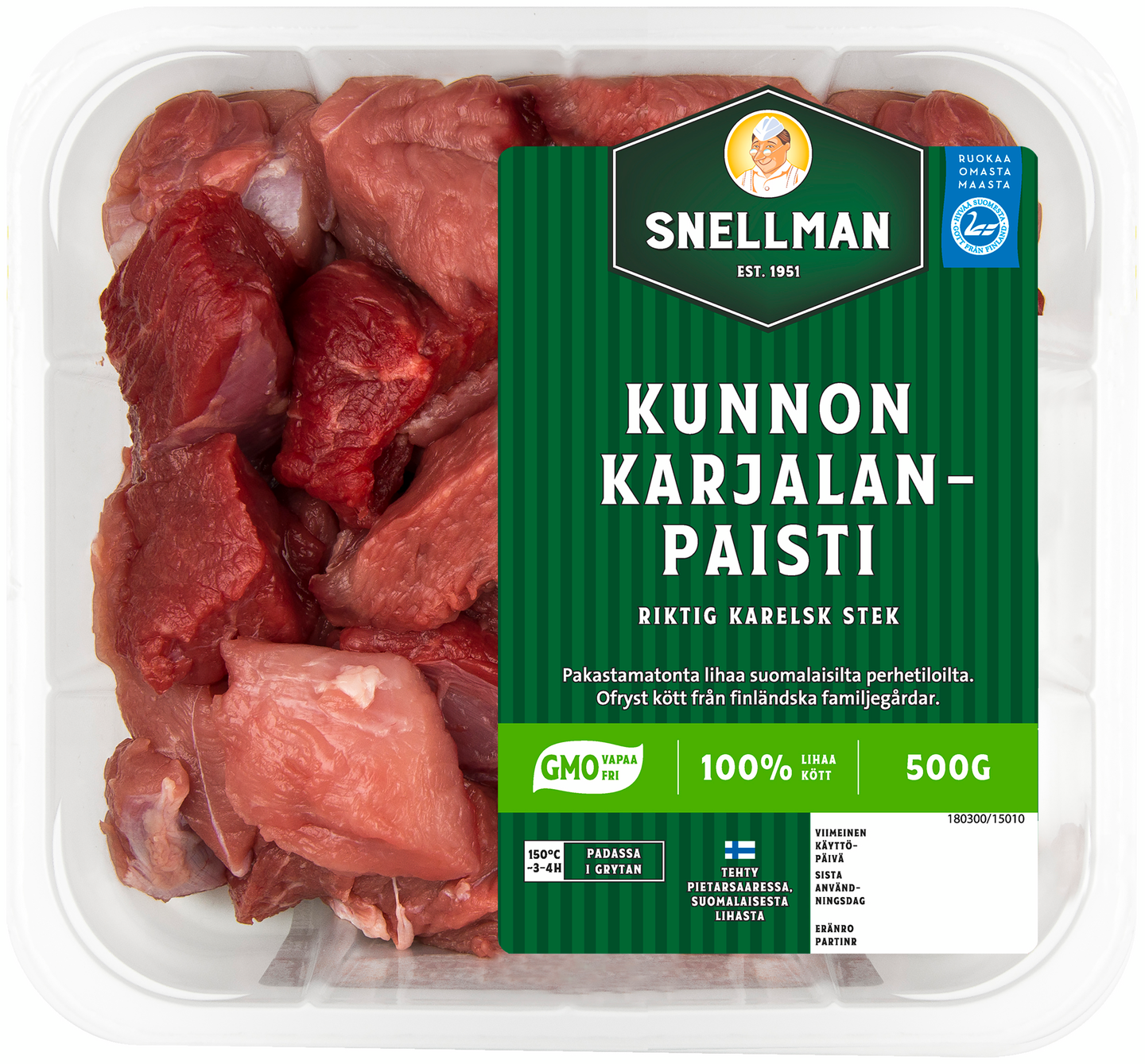 Snellman kunnon karjalanpaisti 500g | K-Ruoka Verkkokauppa