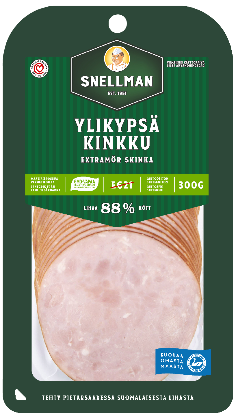 Snellman Ylikypsä kinkku 300g