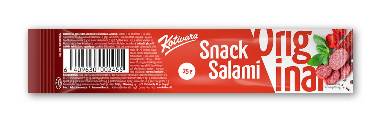 Kotivara Snack salami 25g