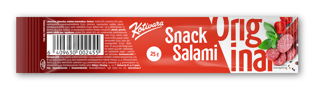 Kotivara Snack salami 25g