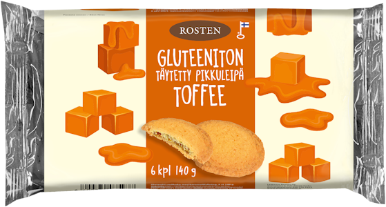 Rosten pikkuleipä 140g toffee gluteeniton