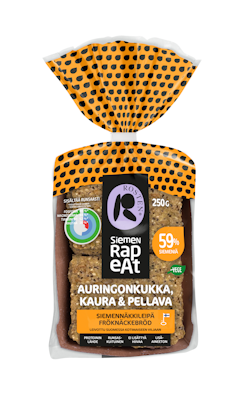 Rosten Siemen Rapeat siemennäkkileipä 250g auringonkukka, kaura & pellava