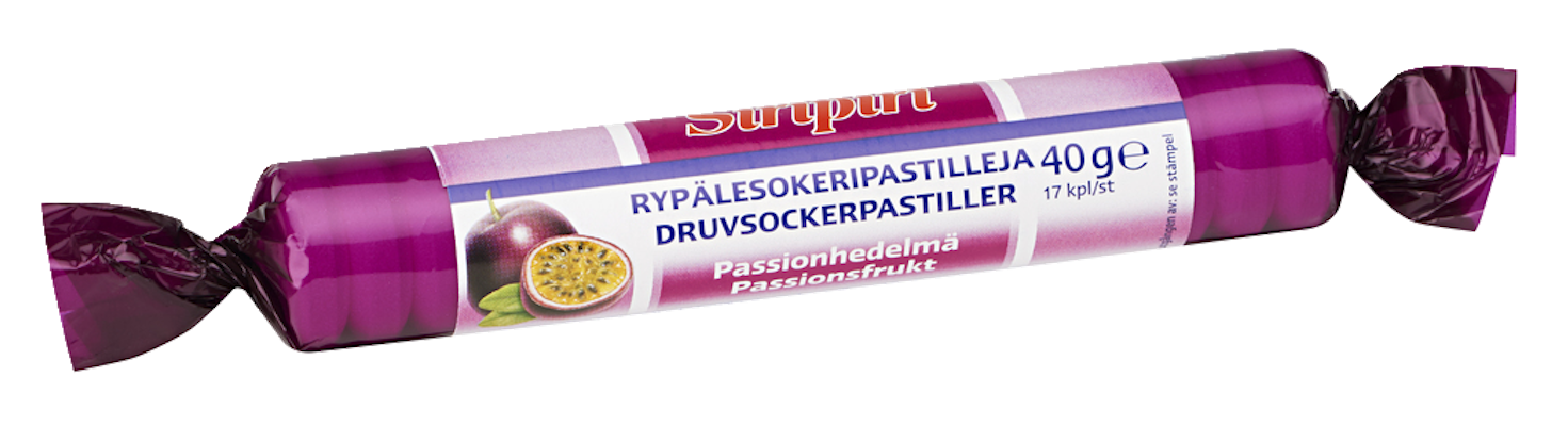 Siripiri passionhed rypälesok pastil 40g