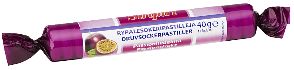 Siripiri passionhed rypälesok pastil 40g