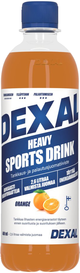 Dexal Heavy Appelsiini tankkaus- ja palautusjuomatiiviste 0,4l