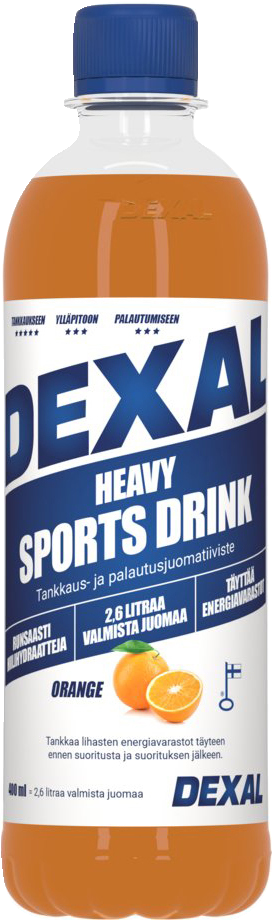 Dexal Heavy Appelsiini tankkaus- ja palautusjuomatiiviste 0,4l | K-Ruoka  Verkkokauppa