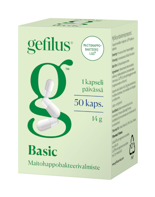 Gefilus Basic -maitohappobakteeri 50 kaps.