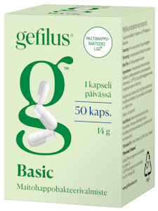 Gefilus Basic -maitohappobakteeri 50 kaps.