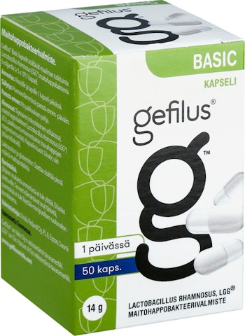 Gefilus Basic -maitohappobakteeri 50 kaps.