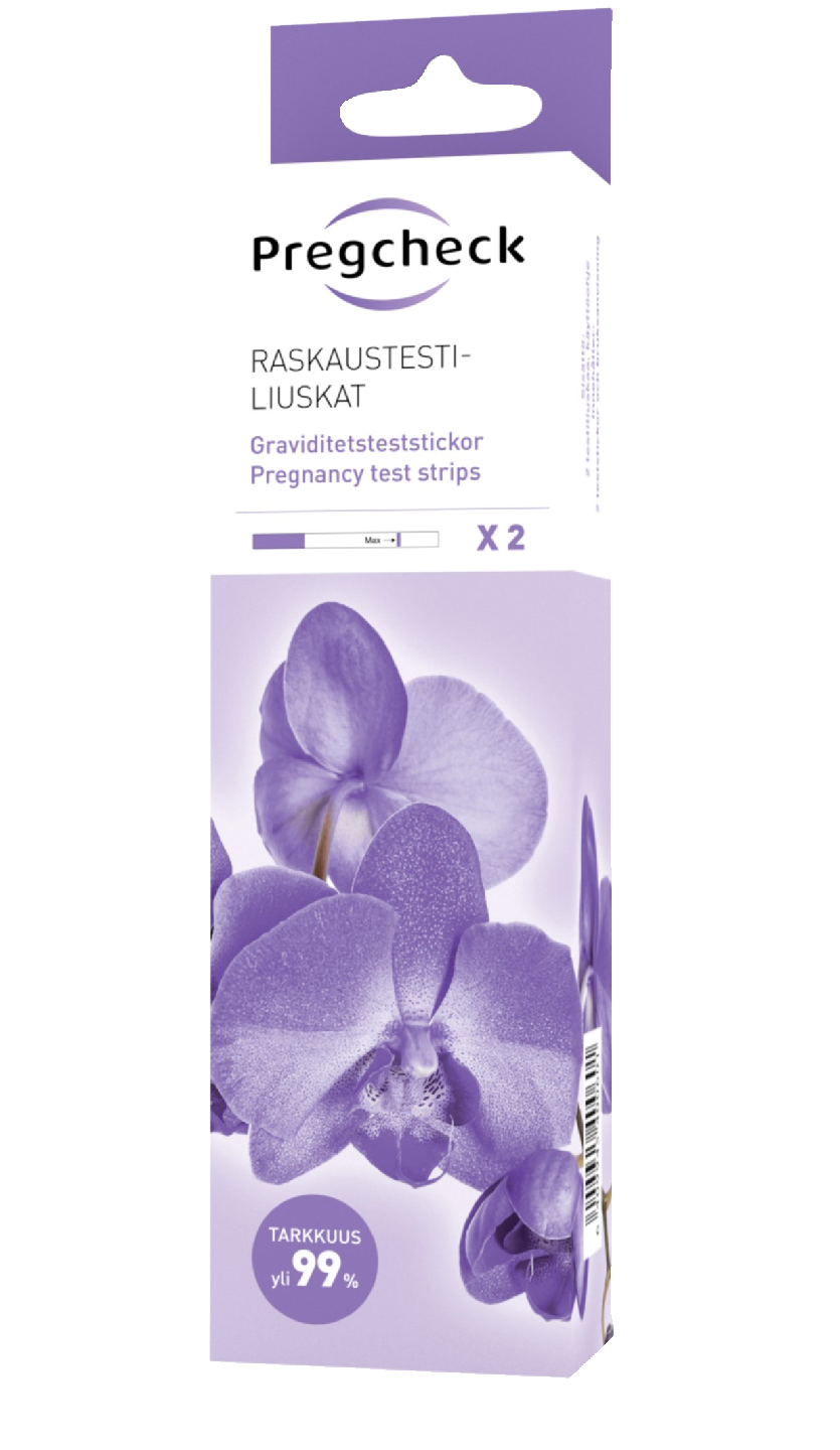 Pregcheck Raskaustestiliuskat 2 kpl