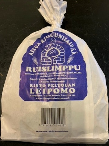 Risto Peltolan leipomo Ruislimppu 650g