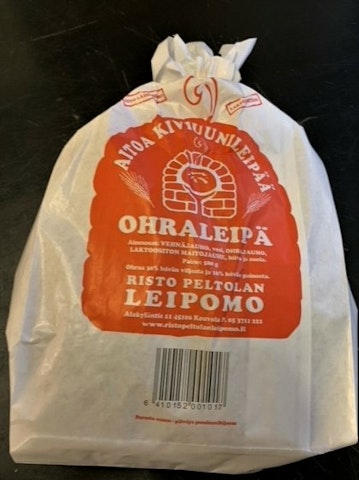Risto Peltolan leipomo Ohraleipä 580g