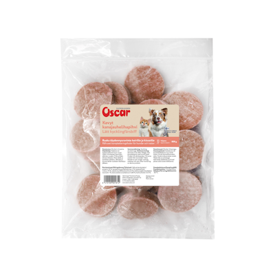 Oscar Kevyt kanajauhelihapihvi 800g