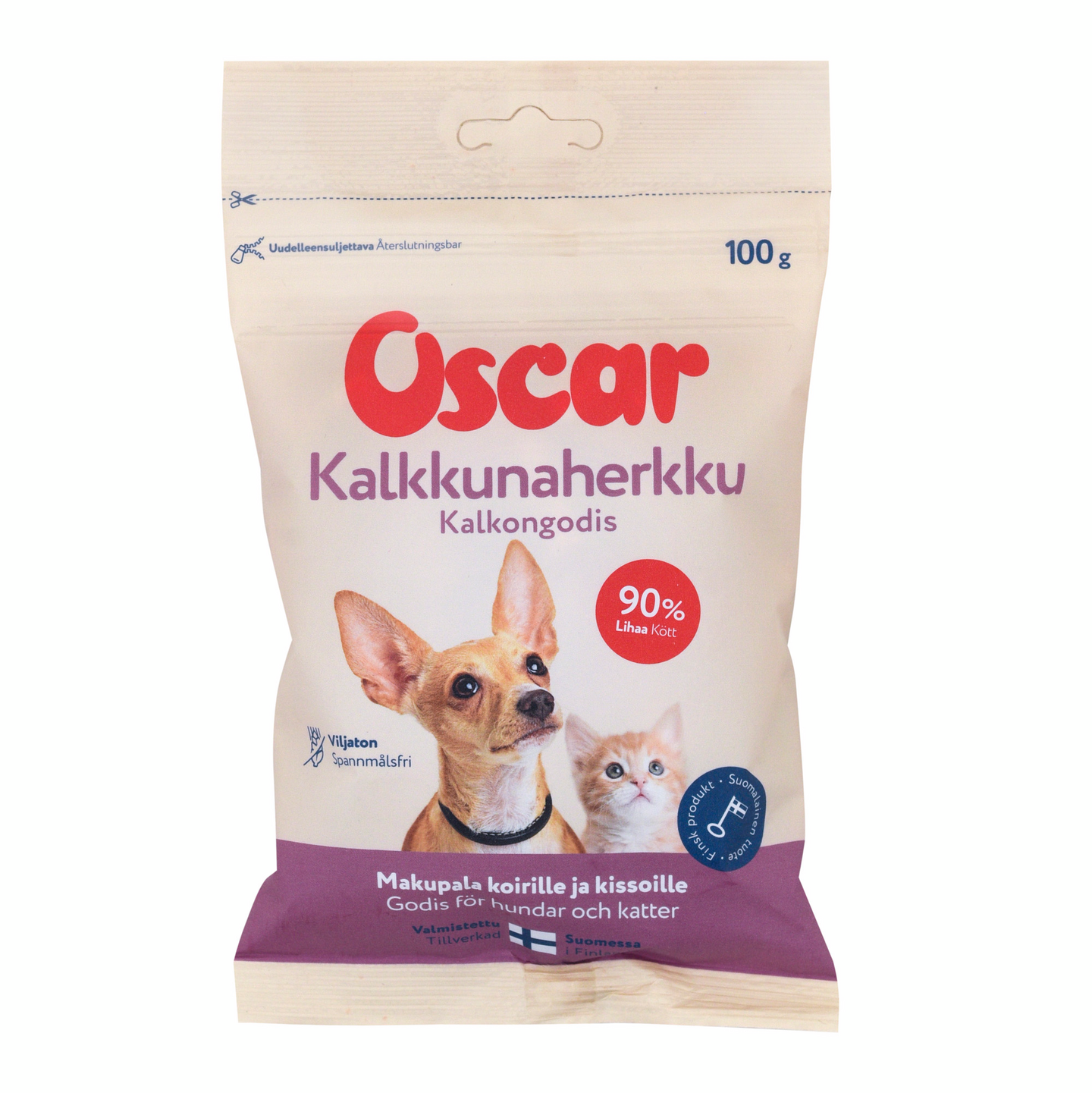 Oscar kalkkunaherkku 100g