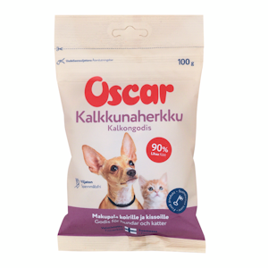 Oscar Kalkkunaherkku 100g makupala koirille ja kissoille