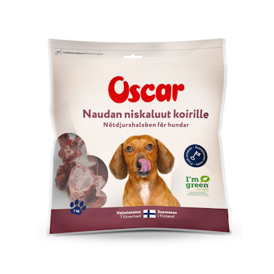 Oscar naudan niskaluu koirille 1kg pa