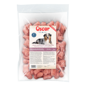 Oscar Kana-kalkkuna-kasvispullat 1kg