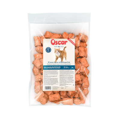 Oscar Kissan kana-silakkapullat 1kg