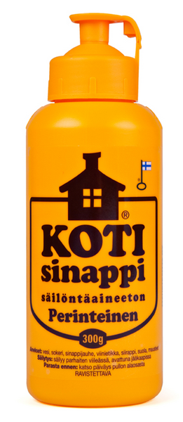 Kotisinappi Perinteinen sinappi 300g PUOLILAVA