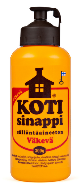 Kotisinappi Väkevä sinappi 300g