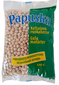 Papuska Keltainen herne 500g