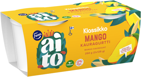 Fazer Aito kauragurtti 2x125g mango