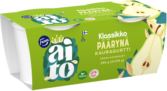 Fazer Aito kauragurtti 2x125g päärynä