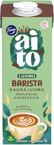 Fazer Aito kaurajuo Barista 1l luomu UHT