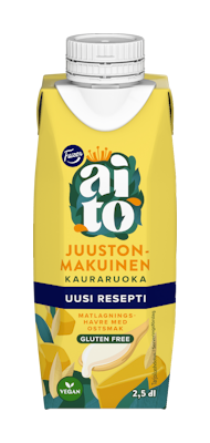 Fazer Aito kauraruoka 2,5dl juustonmakuinen gluteeniton