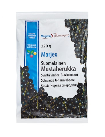 Marjex mustaherukka 220g suomalainen pa