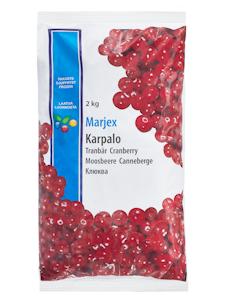 Marjex karpalo 2kg pakaste