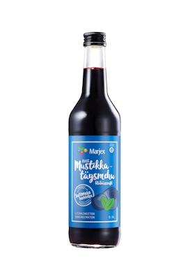 Marjex kylmäpuristettu mustikkamehu 0,5l