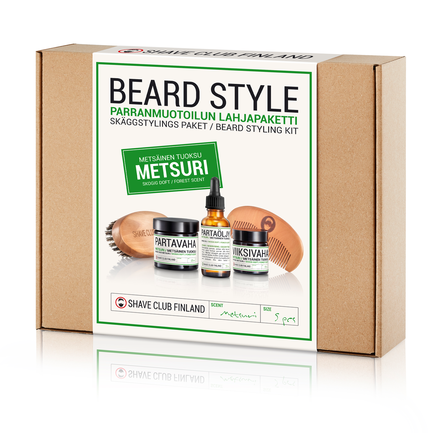 Shave Club Finland Metsuri Beard style kit