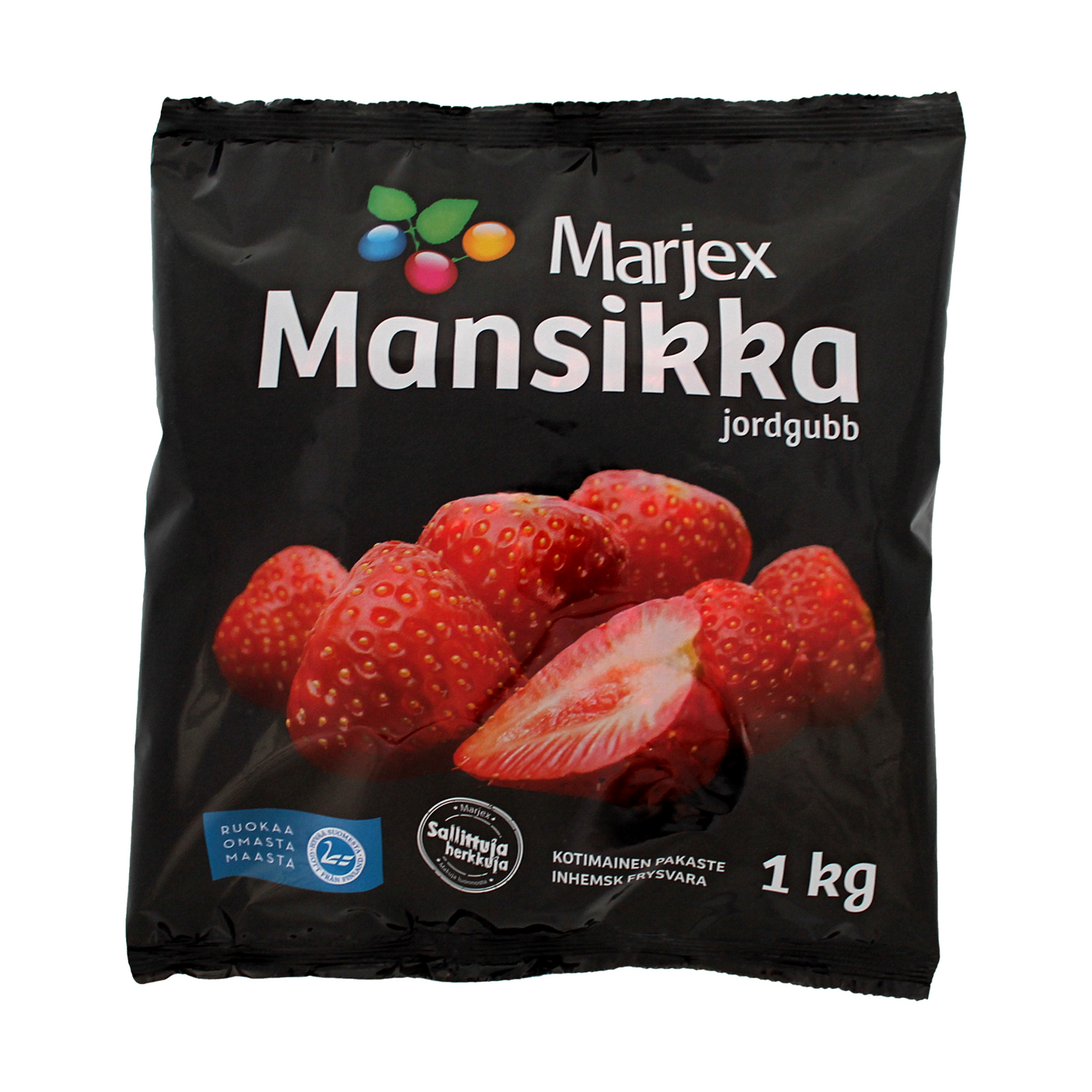 Marjex suomalainen mansikka 1kg pakaste | K-Ruoka Verkkokauppa