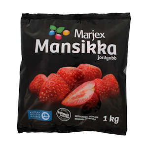 Marjex suomalainen mansikka 1kg pakaste