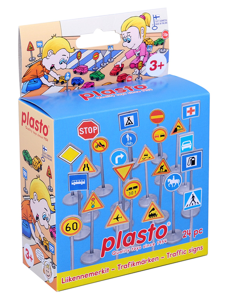 Plasto Liikennemerkkilajitelma 24 kpl