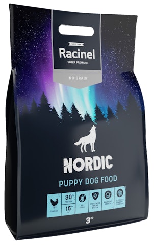 Racinel Nordic Puppy kuivaruoka pennuille 3 kg