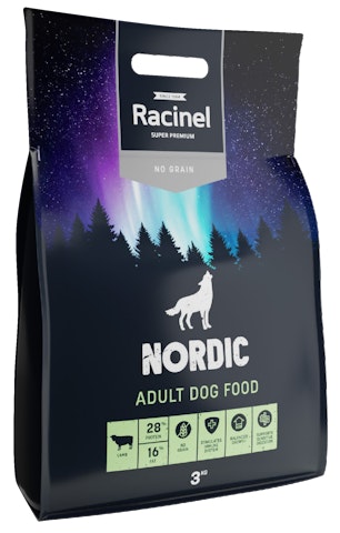 Racinel Nordic lammasruoka aikuisille koirille 3 kg