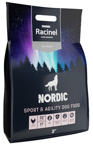 Racinel Nordic ruoka aktiivisille koirille 3 kg