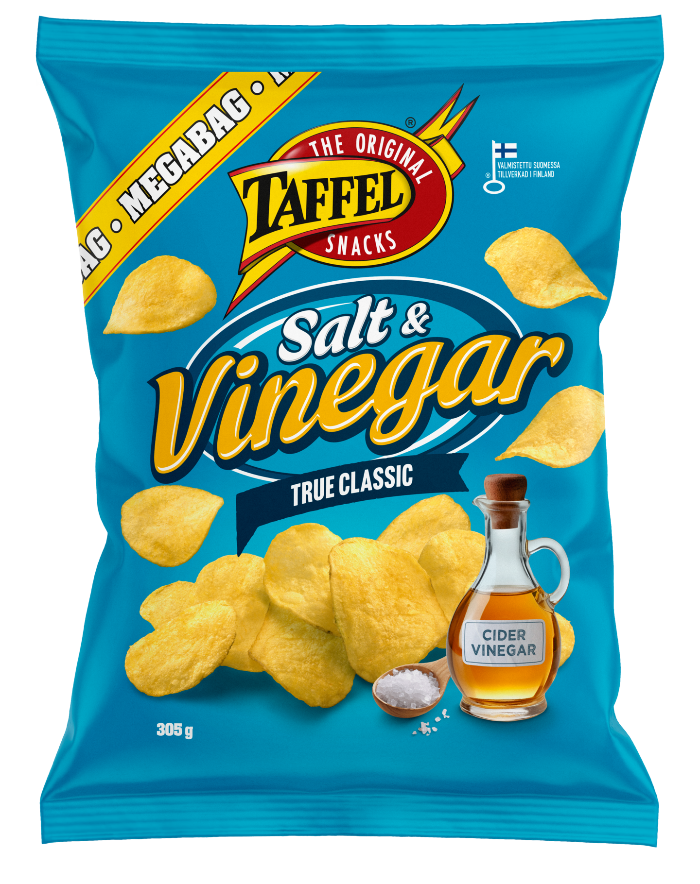 Taffel 305g salt-vinegar 168kpl PPA