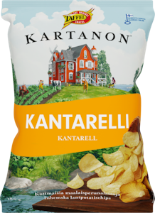 Taffel Kartanon kantarelli maustettu sipsi 180g