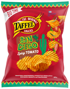 Taffel San Diego spicy tomato maustettu sipsi 260g