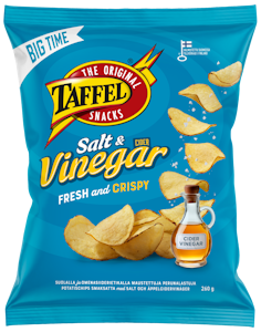 Taffel Salt & Vinegar maustettu sipsi 260g