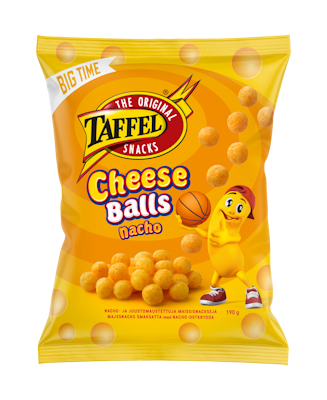 Taffel Cheese Balls 190g nacho maustettu juustosnacks
