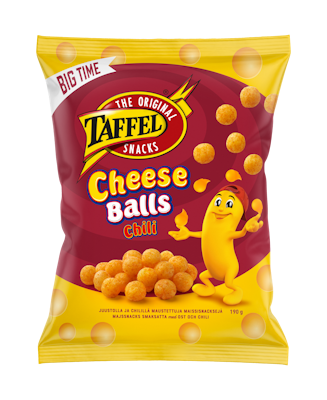 Taffel Cheese Balls 190g chili maustettu juustosnacks