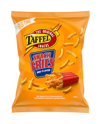 Taffel Snacks Fries 180g bbq maustettu sipsi