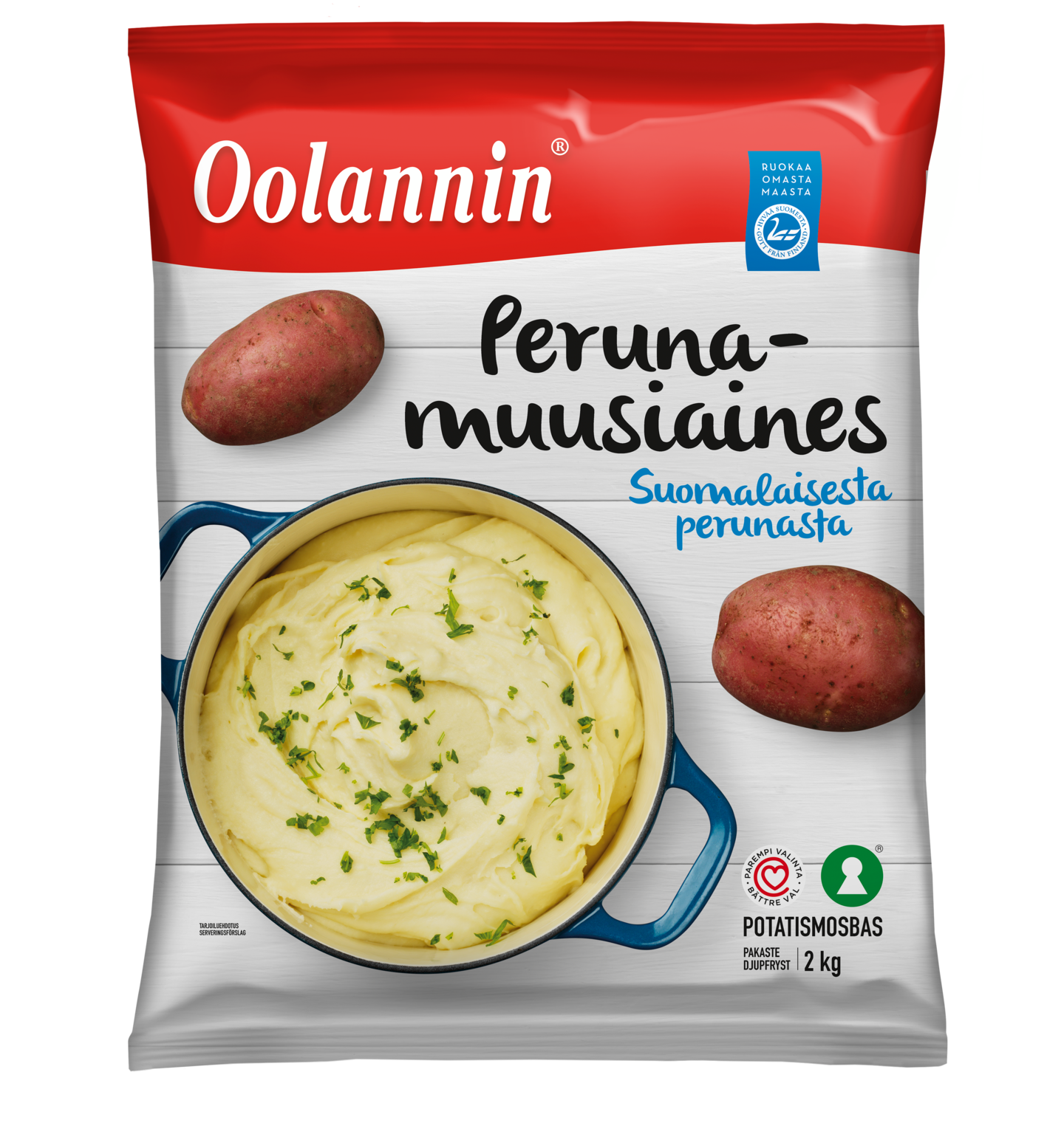 Oolannin perunamuusi 2kg pakaste